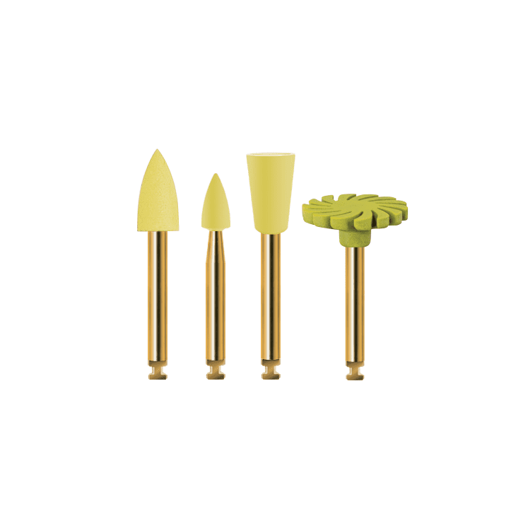 TopGloss, gumice za poliranje kompozita žute - Edenta